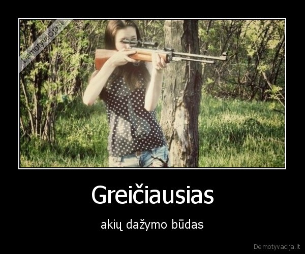 Greičiausias - akių dažymo būdas. 