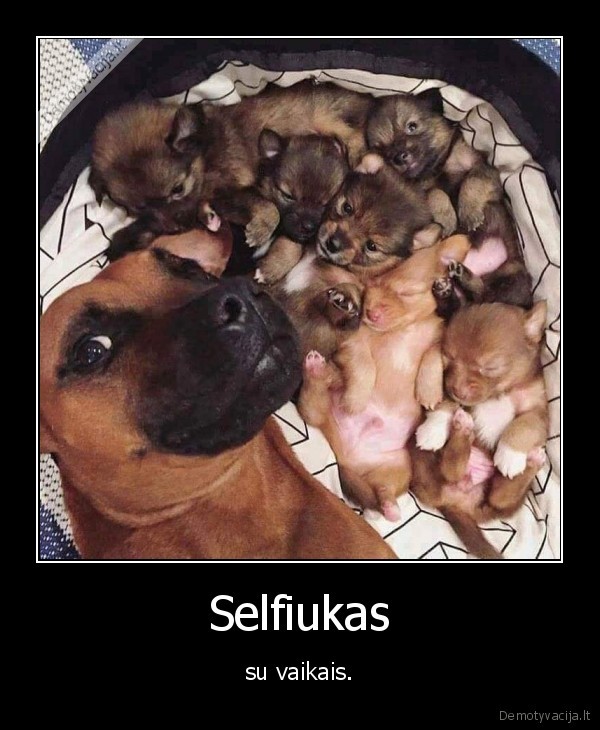 Selfiukas - su vaikais.. 