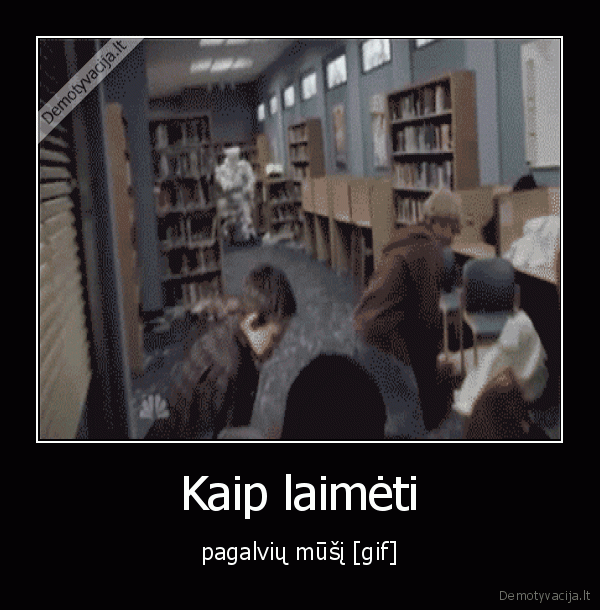 Kaip laimėti - pagalvių mūšį [gif]. 