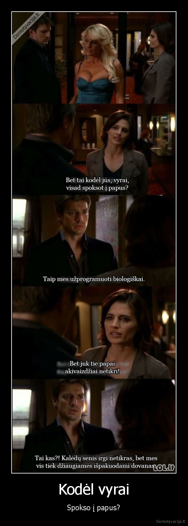 Kodėl vyrai - Spokso į papus?. 