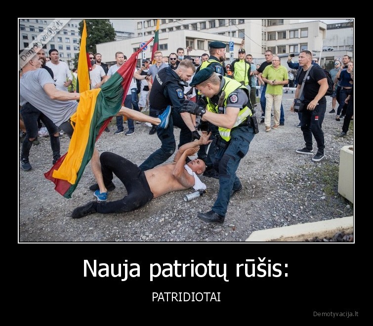 Nauja patriotų rūšis: - PATRIDIOTAI. 