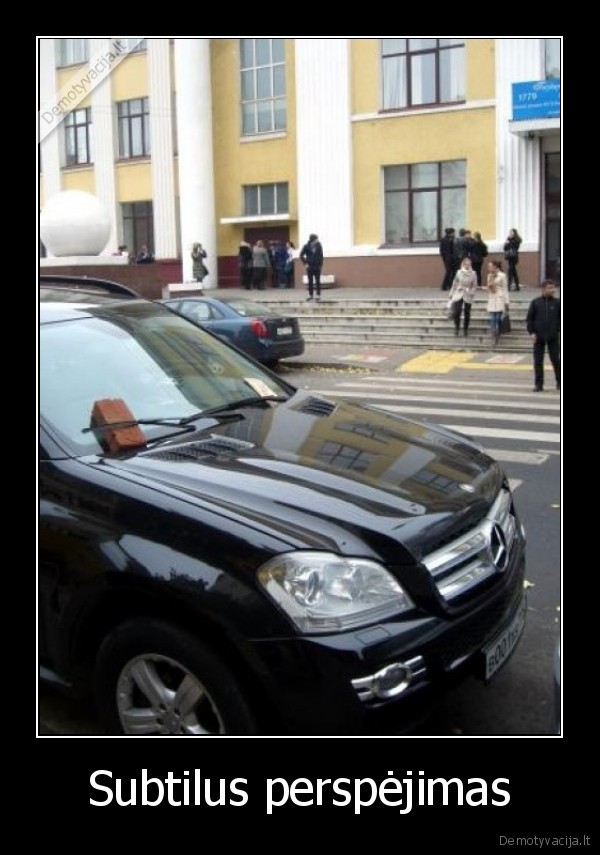 Subtilus perspėjimas