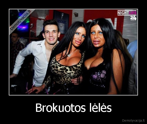 Brokuotos lėlės. 