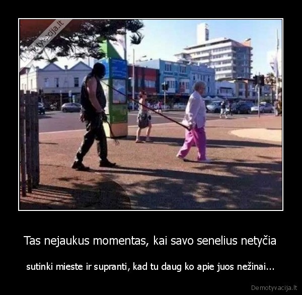 Tas nejaukus momentas, kai savo senelius netyčia - sutinki mieste ir supranti, kad tu daug ko apie juos nežinai.... 