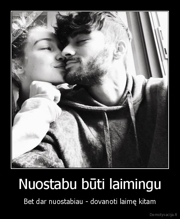 Nuostabu būti laimingu - Bet dar nuostabiau - dovanoti laimę kitam. 