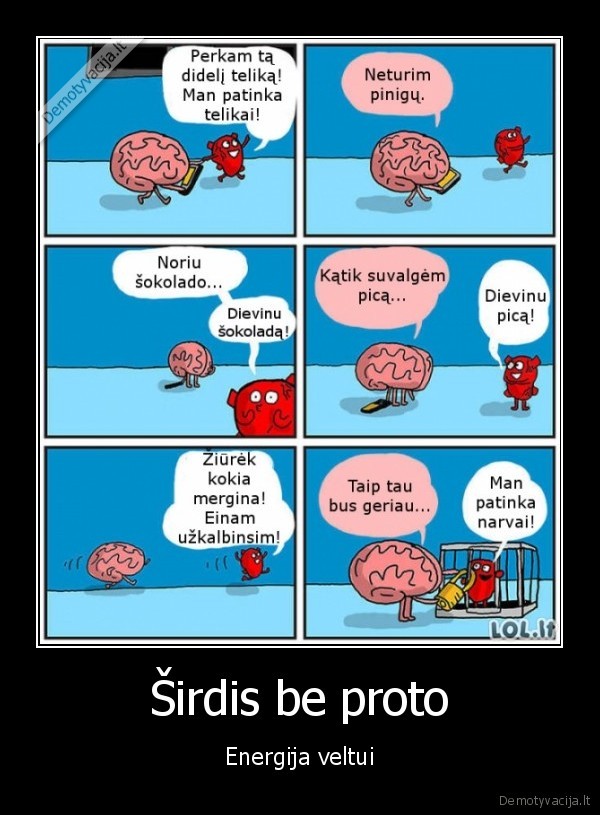 Širdis be proto - Energija veltui. 