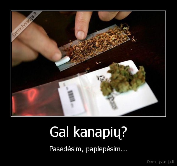Gal kanapių? - Pasedėsim, paplepėsim.... 