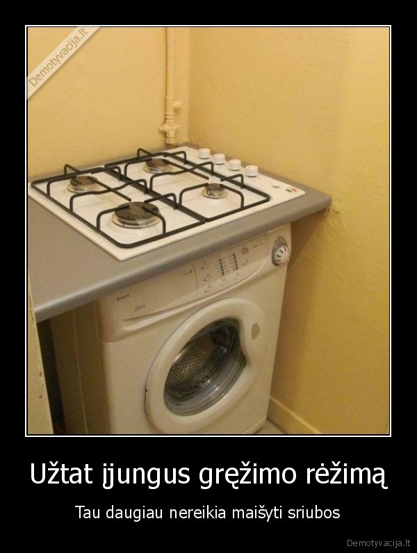 Užtat įjungus gręžimo rėžimą - Tau daugiau nereikia maišyti sriubos. 