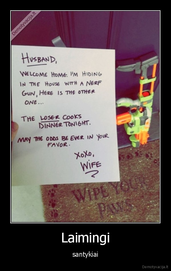 Laimingi - santykiai. 