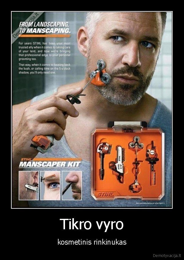 Tikro vyro - kosmetinis rinkinukas. 