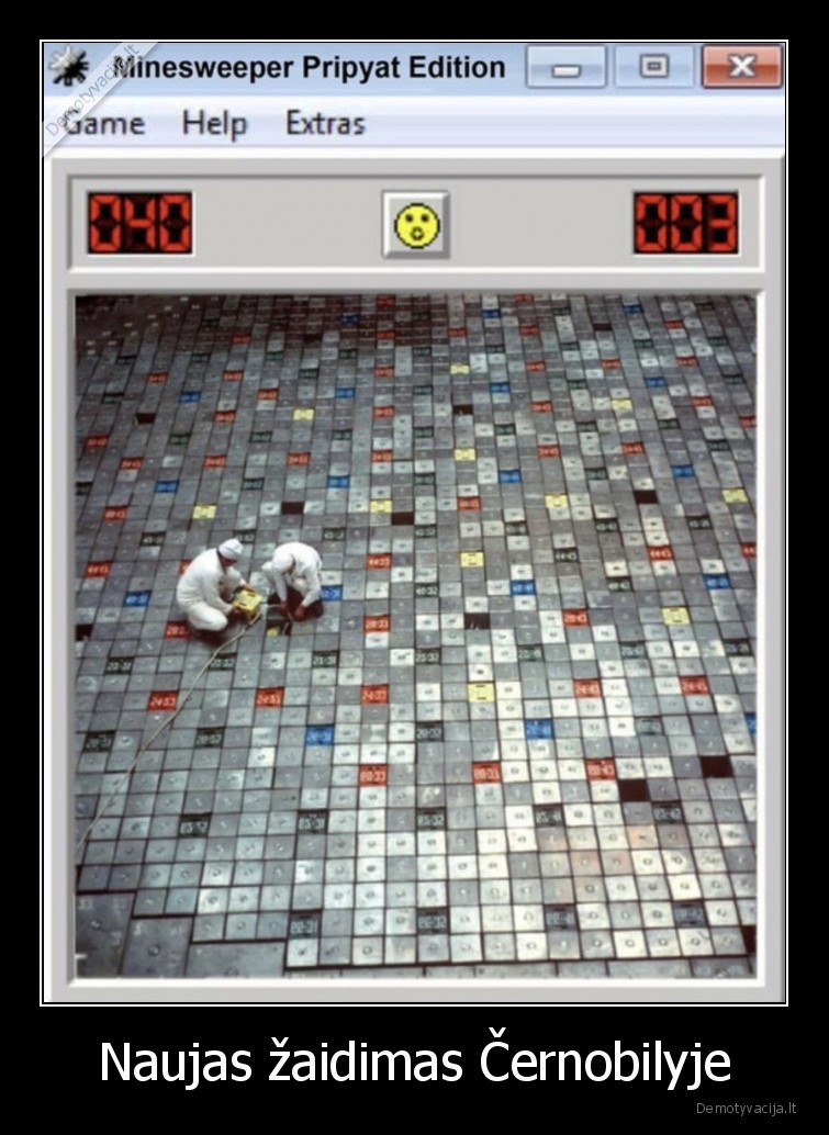 Naujas žaidimas Černobilyje. 