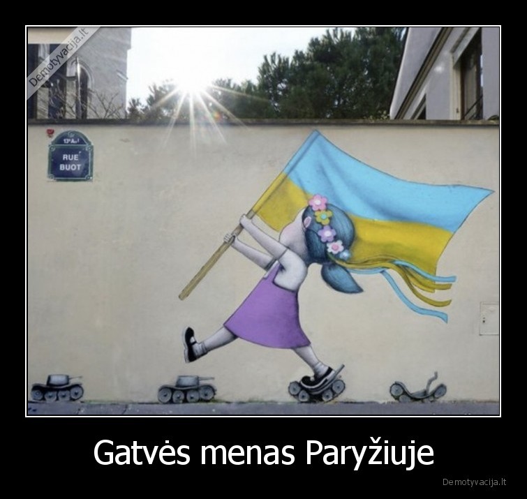 Gatvės menas Paryžiuje. 