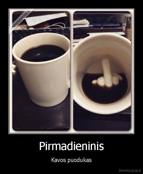 Pirmadieninis - Kavos puodukas. 