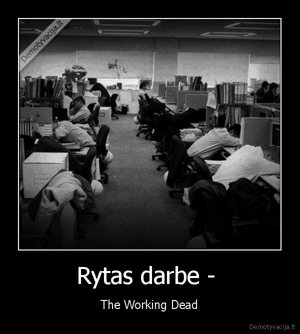 Rytas darbe -  - The Working Dead. 