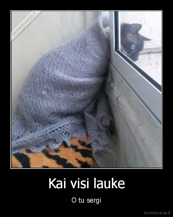 Kai visi lauke - O tu sergi. 