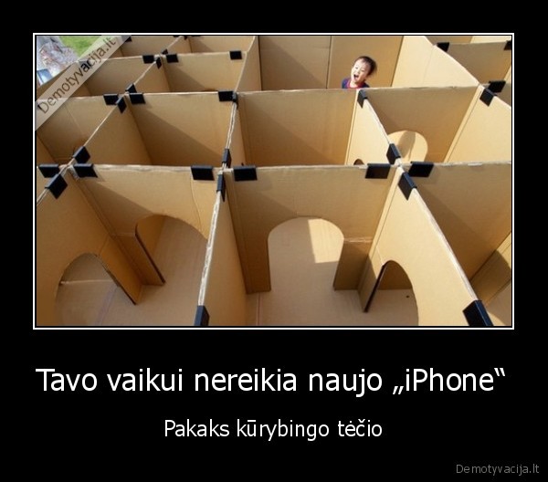 Tavo vaikui nereikia naujo „iPhone“ - Pakaks kūrybingo tėčio. 