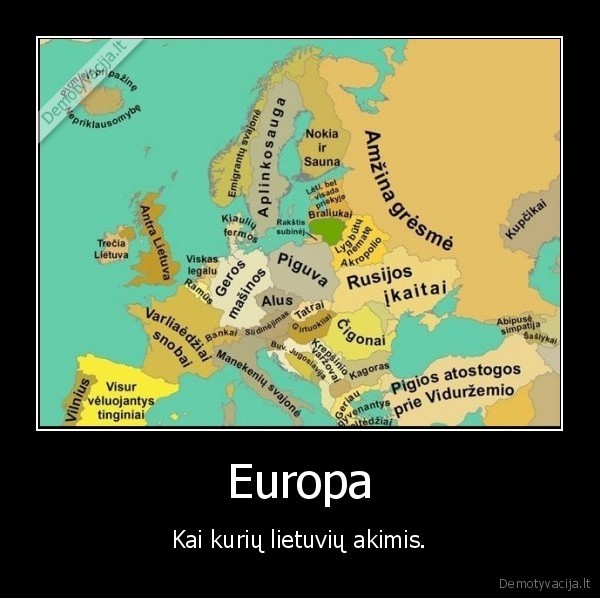 Europa - Kai kurių lietuvių akimis.. 