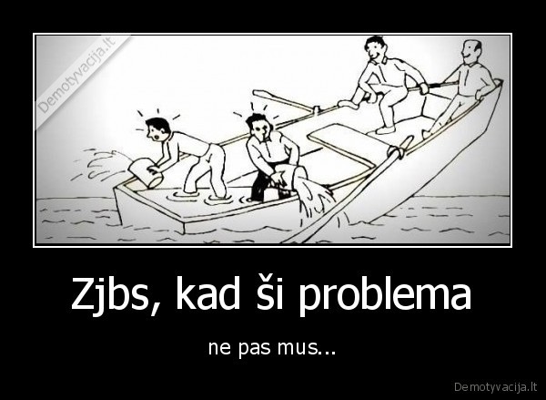 Zjbs, kad ši problema - ne pas mus.... 
