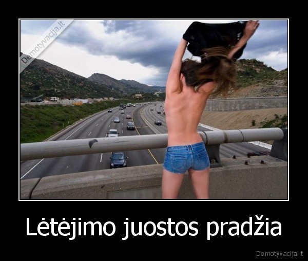 Lėtėjimo juostos pradžia