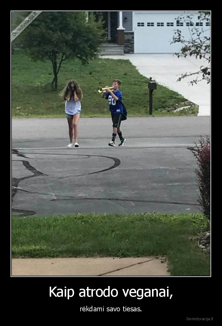 Kaip atrodo veganai, - rėkdami savo tiesas.. 