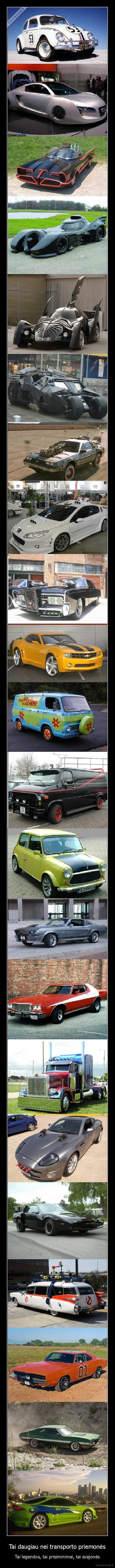 Tai daugiau nei transporto priemonės - Tai legendos, tai prisiminimai, tai svajonės. 