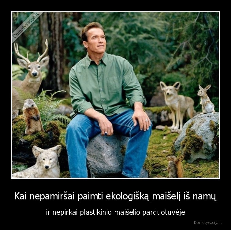 Kai nepamiršai paimti ekologišką maišelį iš namų - ir nepirkai plastikinio maišelio parduotuvėje. 