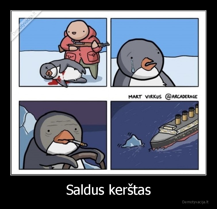 Saldus kerštas. 