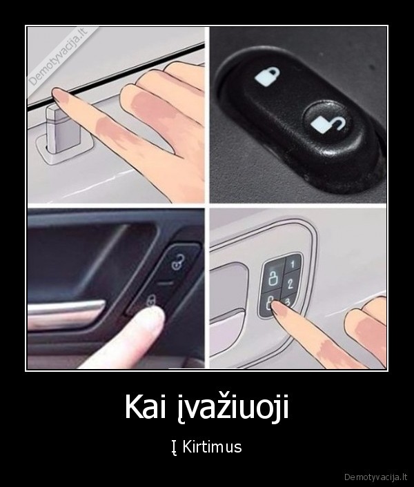 Kai įvažiuoji - Į Kirtimus. 
