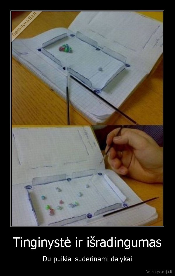 Tinginystė ir išradingumas - Du puikiai suderinami dalykai. 