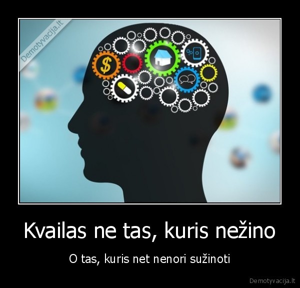 Kvailas ne tas, kuris nežino - O tas, kuris net nenori sužinoti. 
