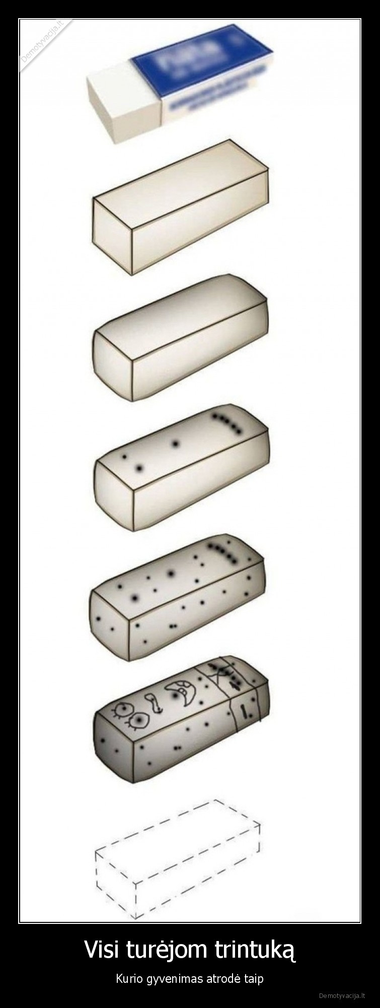 Visi turėjom trintuką - Kurio gyvenimas atrodė taip. 