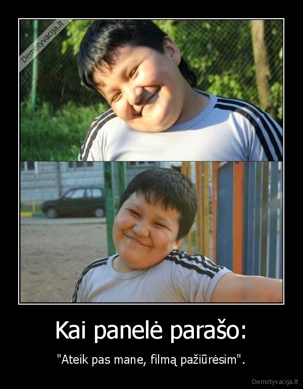 Kai panelė parašo: - 