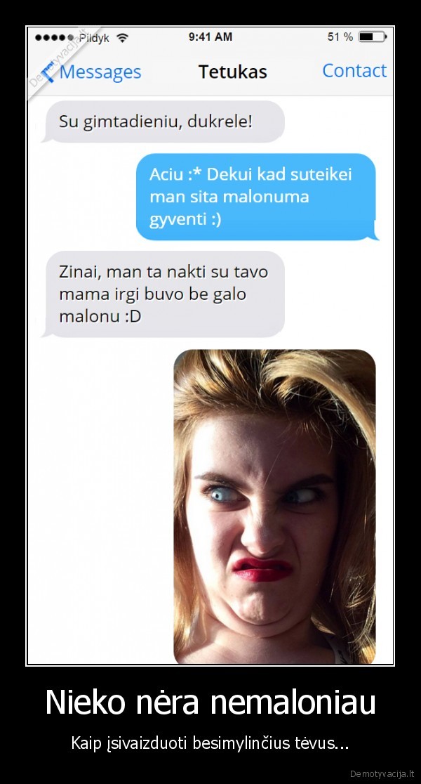 Nieko nėra nemaloniau - Kaip įsivaizduoti besimylinčius tėvus.... 