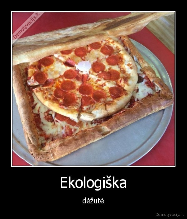 Ekologiška - dėžutė. 