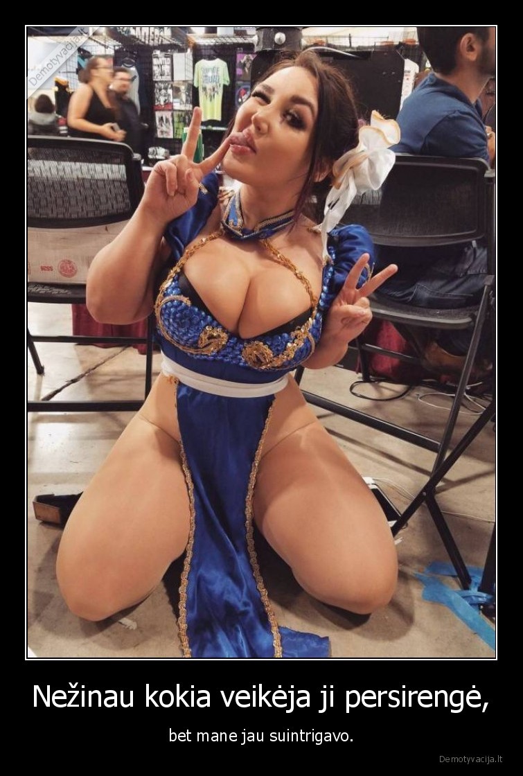 Nežinau kokia veikėja ji persirengė, - bet mane jau suintrigavo.. 