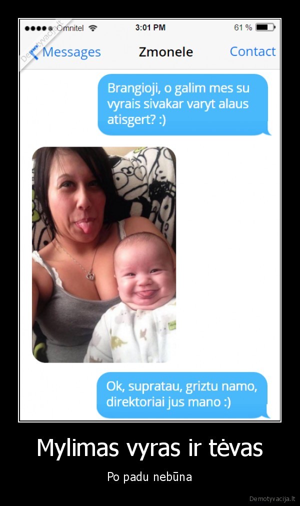 Mylimas vyras ir tėvas - Po padu nebūna. 