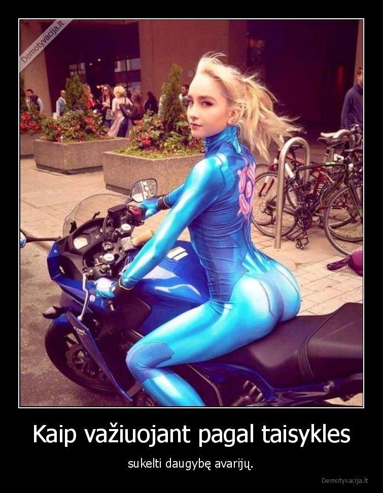 Kaip važiuojant pagal taisykles - sukelti daugybę avarijų.. 