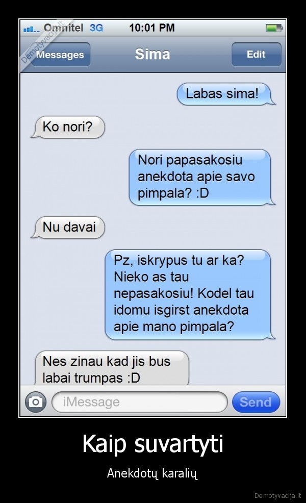 Kaip suvartyti - Anekdotų karalių. 