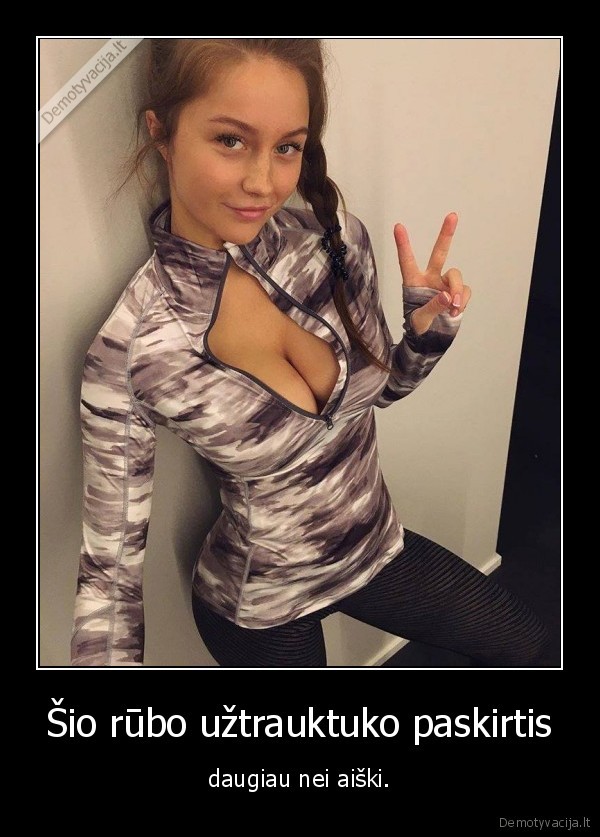 Šio rūbo užtrauktuko paskirtis - daugiau nei aiški.. 