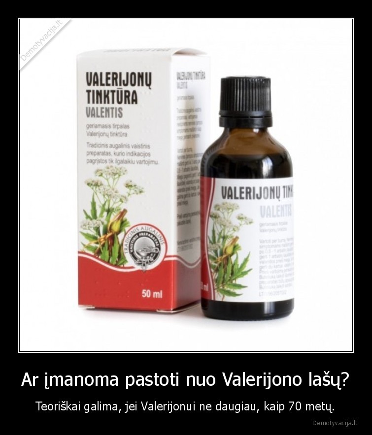 Ar įmanoma pastoti nuo Valerijono lašų? - Teoriškai galima, jei Valerijonui ne daugiau, kaip 70 metų.. 