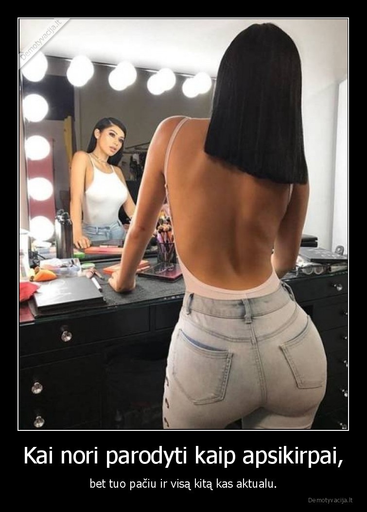 Kai nori parodyti kaip apsikirpai, - bet tuo pačiu ir visą kitą kas aktualu.. 