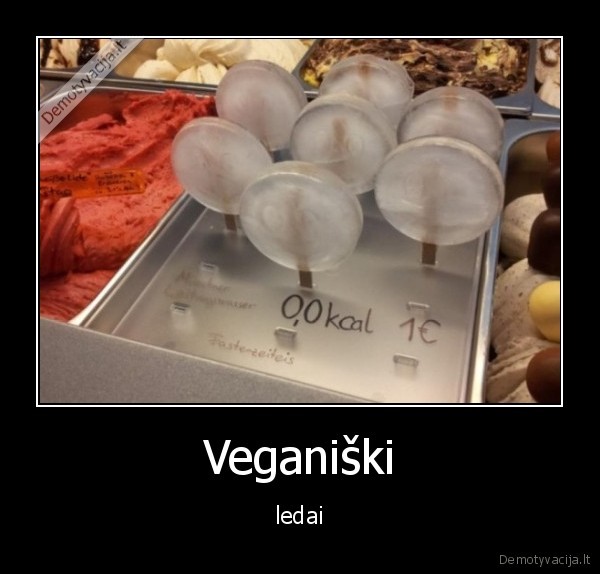 Veganiški - ledai. 