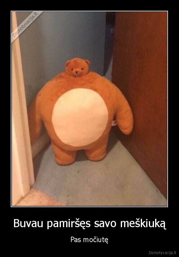 Buvau pamiršęs savo meškiuką - Pas močiutę. 