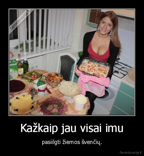 Kažkaip jau visai imu - pasiilgti žiemos švenčių.. 