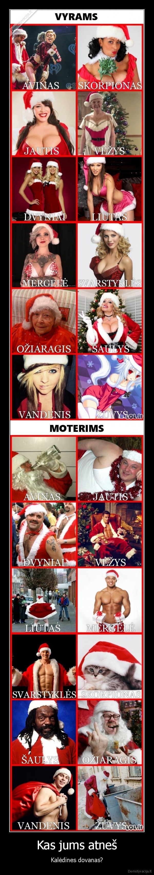 Kas jums atneš - Kalėdines dovanas?. 