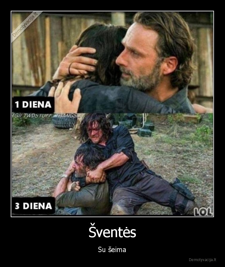 Šventės - Su šeima. 