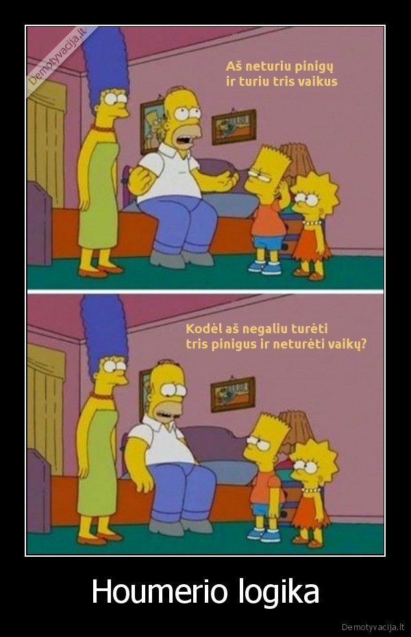 Houmerio logika. 