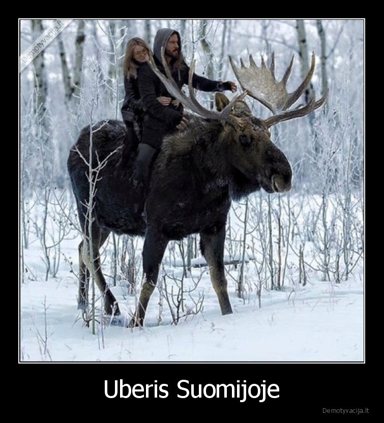 Uberis Suomijoje. 