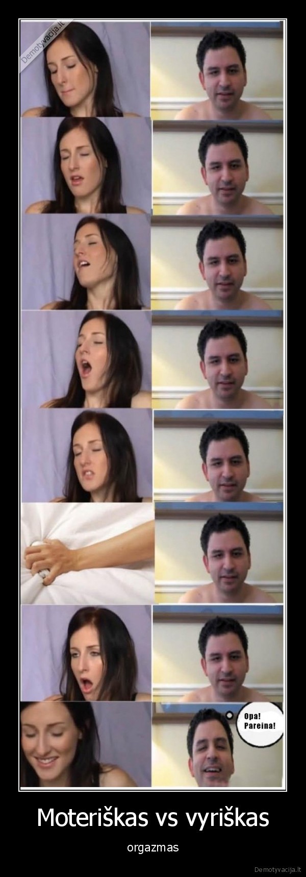 Moteriškas vs vyriškas - orgazmas. 