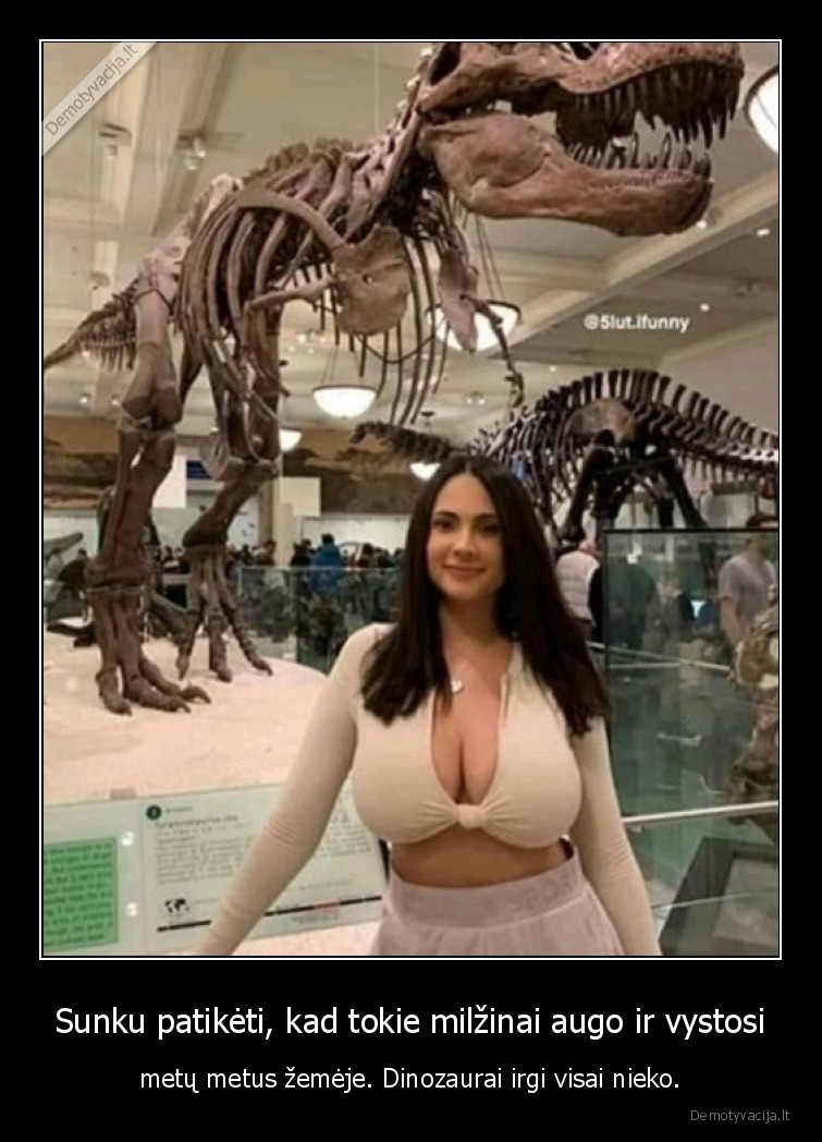 Sunku patikėti, kad tokie milžinai augo ir vystosi - metų metus žemėje. Dinozaurai irgi visai nieko.. 